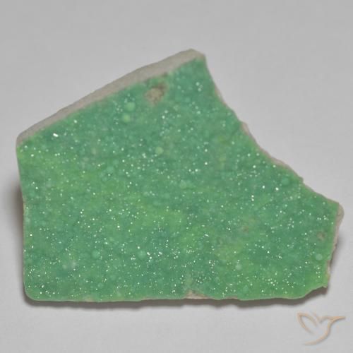 Druzy Variscite Verde chiaro naturale da 16.92 ct, Taglio a fantasia, Opaco