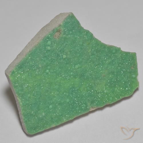 Druzy Variscite Verde chiaro naturale da 16.92 ct, Taglio a fantasia, Opaco