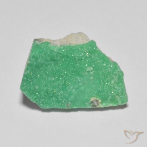 Druzy Variscite Verde giallastro naturale da 5.60 ct, Taglio a fantasia, Opaco