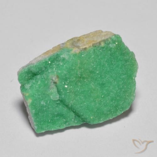 Druzy Variscite Menta verde naturale da 5.44 ct, Taglio a fantasia, Opaco