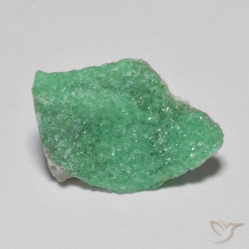 Druzy Variscite verde felce naturale da 2.42 ct, Forma fantasia, Opaco