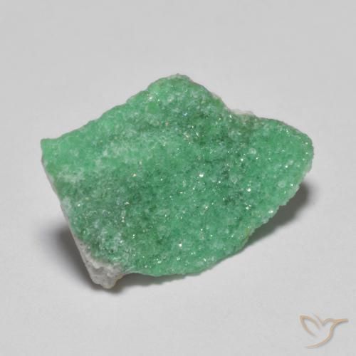 Druzy Variscite verde felce naturale da 2.42 ct, Forma fantasia, Opaco