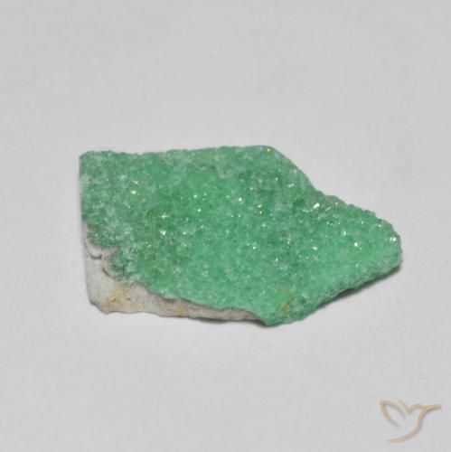 Druzy Variscite verde felce naturale da 2.42 ct, Forma fantasia, Opaco