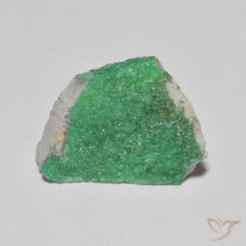 Druzy Variscite Verde medio naturale da 5.57 ct, Taglio a fantasia, Opaco