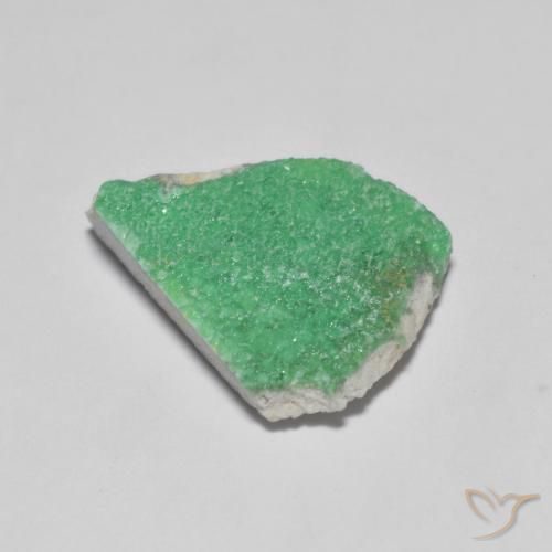 Druzy Variscite Verde medio naturale da 5.57 ct, Taglio a fantasia, Opaco