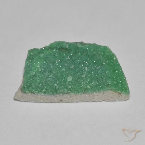 Druzy Variscite Verde medio naturale da 3.73 ct, Taglio a fantasia, Opaco