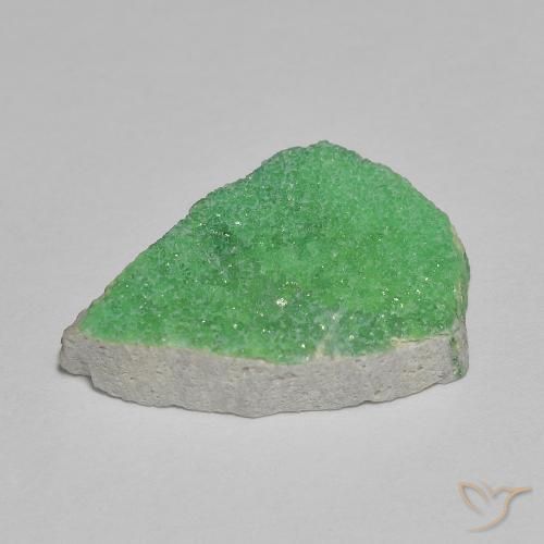 Druzy Variscite Verde medio naturale da 5.57 ct, Taglio a fantasia, Opaco