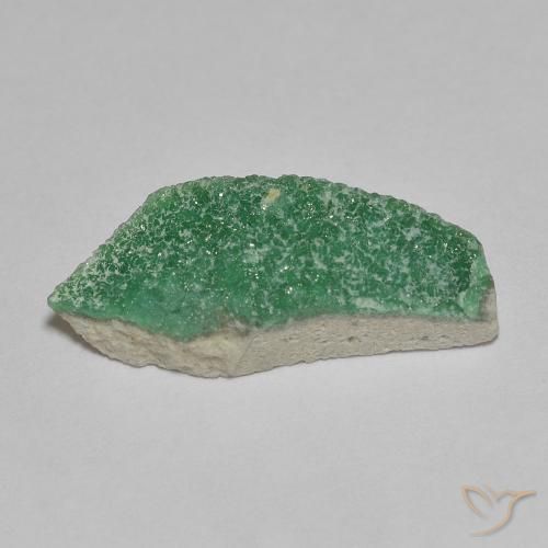 Druzy Variscite Verde medio naturale da 3.29 ct, Taglio a fantasia, Opaco