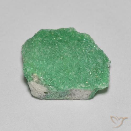 Druzy Variscite Verde chiaro naturale da 3.97 ct, Taglio a fantasia, Opaco
