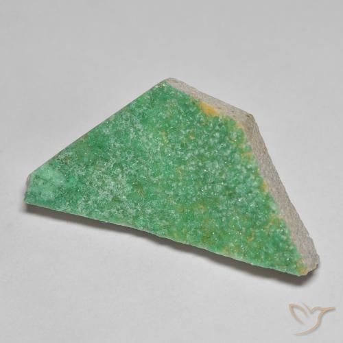 17.22ct Naturale Verde medio Druzy Variscite, Taglio a fantasia, Opaco