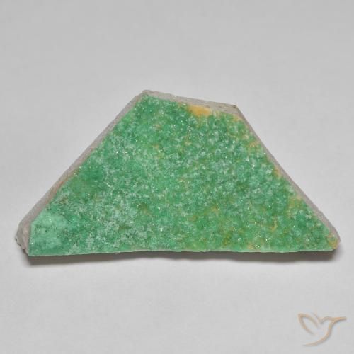 Druzy Variscite Verde medio naturale da 17.22 ct, Taglio a fantasia, Opaco