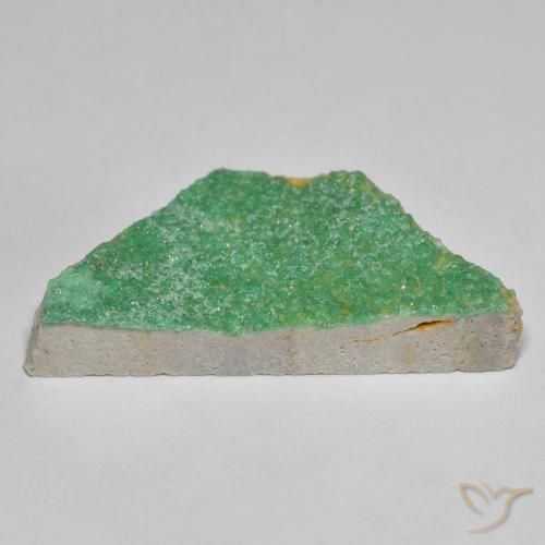 Druzy Variscite Verde medio naturale da 17.22 ct, Taglio a fantasia, Opaco
