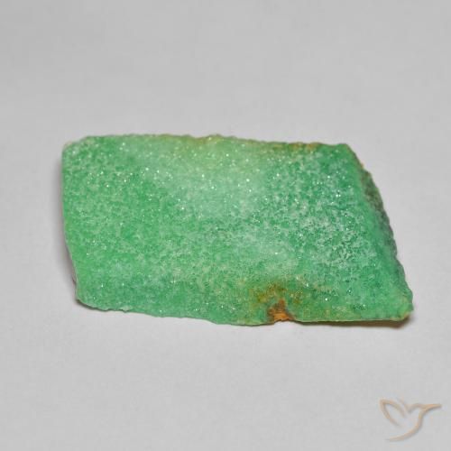 Druzy Variscite Verde giallastro naturale da 13.47 ct, Taglio a fantasia, Opaco