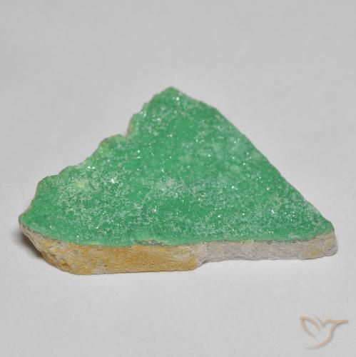Druzy Variscite Verde medio naturale da 11.23 ct, Taglio a fantasia, Opaco