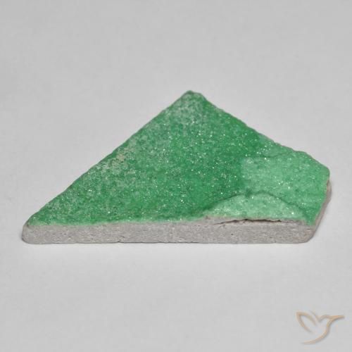 Druzy Variscite Trifoglio verde naturale da 9.28 ct, Taglio a fantasia, Opaco