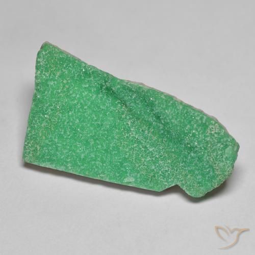 Druzy Variscite Trifoglio verde naturale da 10.19 ct, Taglio a fantasia, Opaco