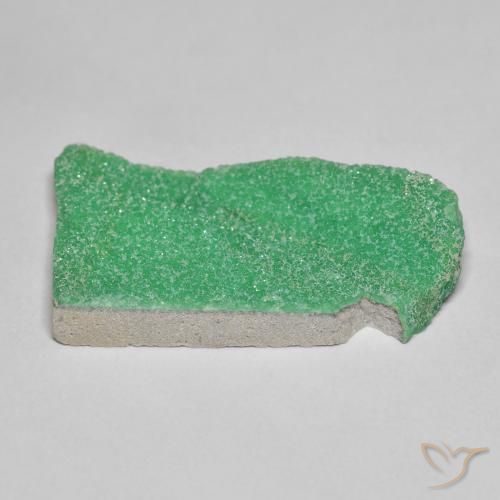 Druzy Variscite Trifoglio verde naturale da 10.19 ct, Taglio a fantasia, Opaco