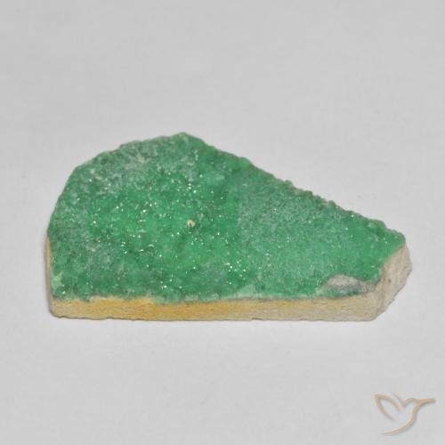 Druzy Variscite Verde medio naturale da 9.16 ct, Taglio a fantasia, Opaco