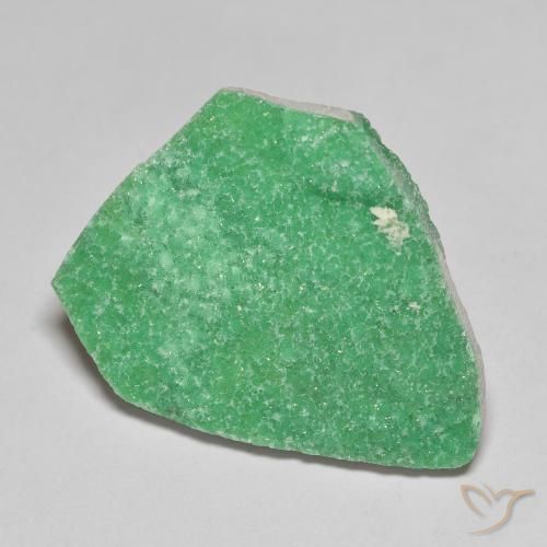 Druzy Variscite Menta verde naturale da 13.77 ct, Taglio a fantasia, Opaco