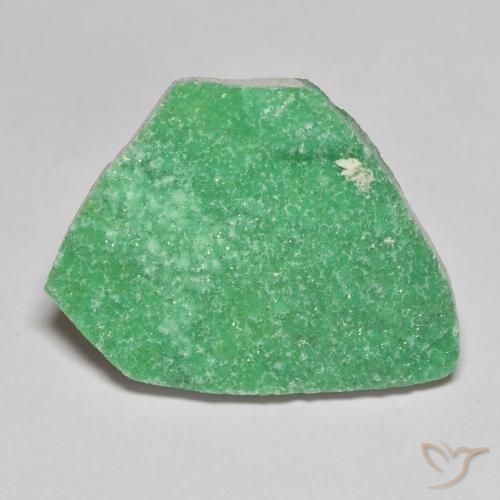Druzy Variscite Menta verde naturale da 13.77 ct, Taglio a fantasia, Opaco