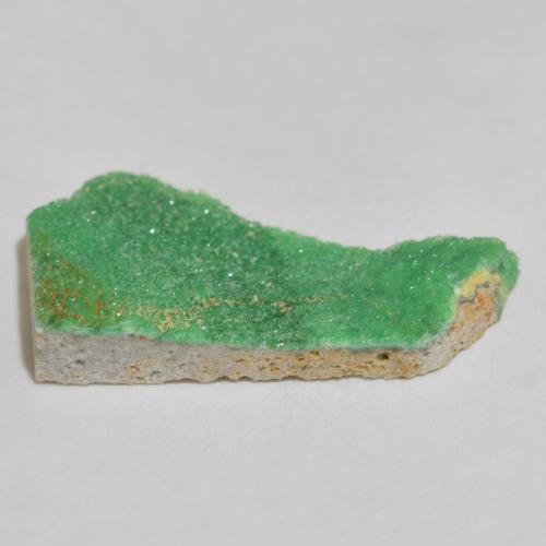 Druzy Variscite Verde intenso della felce naturale da 7.78 ct, Taglio a fantasia, Opaco