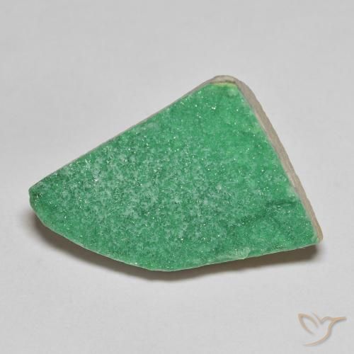 9.22ct Naturale Verde medio Druzy Variscite, Taglio a fantasia, Opaco