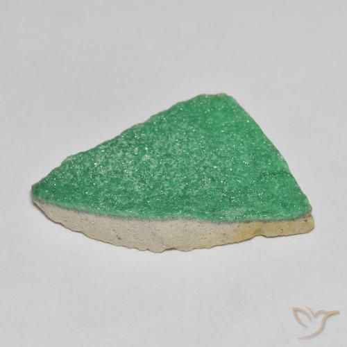Druzy Variscite Verde medio naturale da 9.22 ct, Taglio a fantasia, Opaco