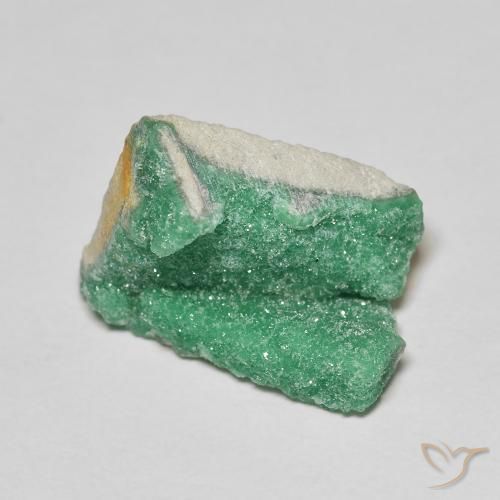 7.56ct Naturale Verde medio Druzy Variscite, Taglio a fantasia, Opaco