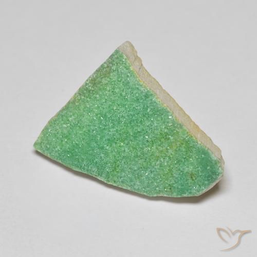 Druzy Variscite Verde chiaro naturale da 11.36 ct, Taglio a fantasia, Opaco