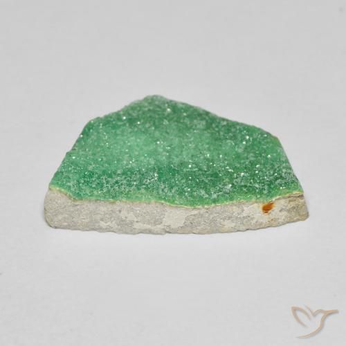 Druzy Variscite Verde medio naturale da 8.41 ct, Taglio a fantasia, Opaco