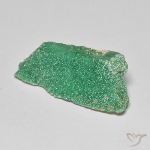 Druzy Variscite Trifoglio Verde naturale da 8.79 ct, Taglio a fantasia, Opaco