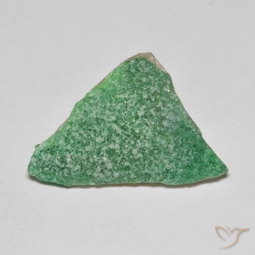 Druzy Variscite Trifoglio Verde naturale da 7.45 ct, Taglio a fantasia, Opaco