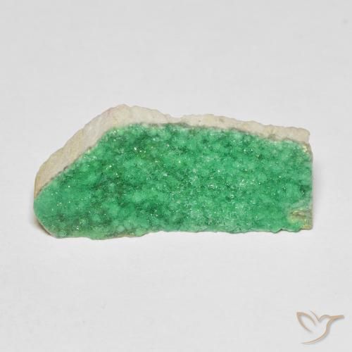 Druzy Variscite Verde medio naturale da 6.73 ct, Taglio a fantasia, Opaco