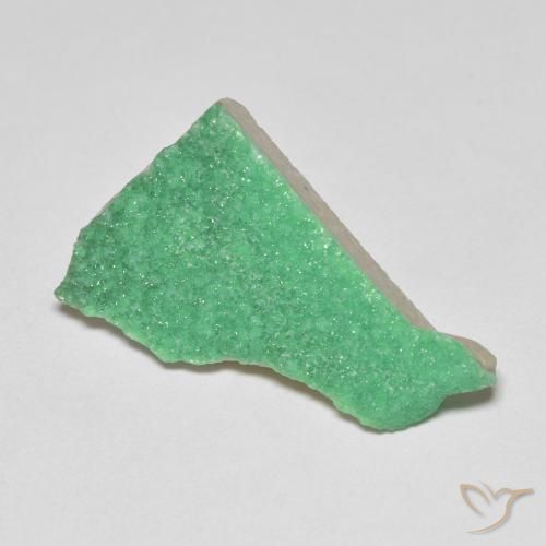 Druzy Variscite Trifoglio verde naturale da 7.61 ct, Taglio a fantasia, Opaco