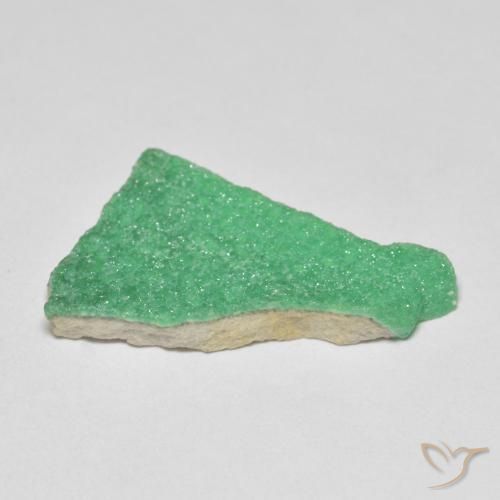 Druzy Variscite Trifoglio verde naturale da 7.61 ct, Taglio a fantasia, Opaco
