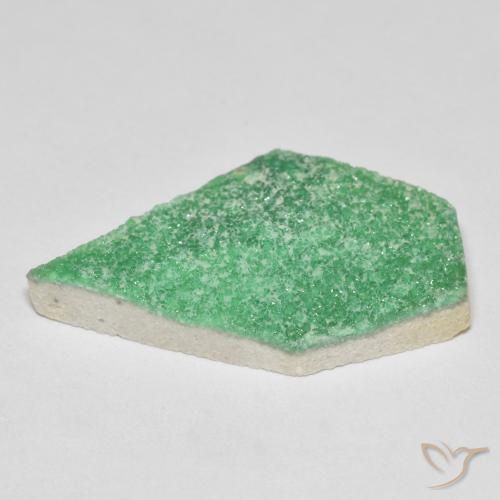 Druzy Variscite Trifoglio verde naturale da 11.69 ct, Taglio a fantasia, Opaco