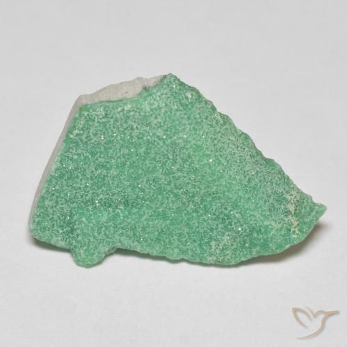 9.01ct Naturale Verde medio Druzy Variscite, Taglio a fantasia, Opaco