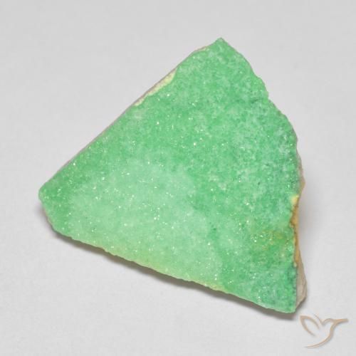 Druzy Variscite Verde giallastro pallido naturale da 7.84 ct, Taglio a fantasia, Opaco