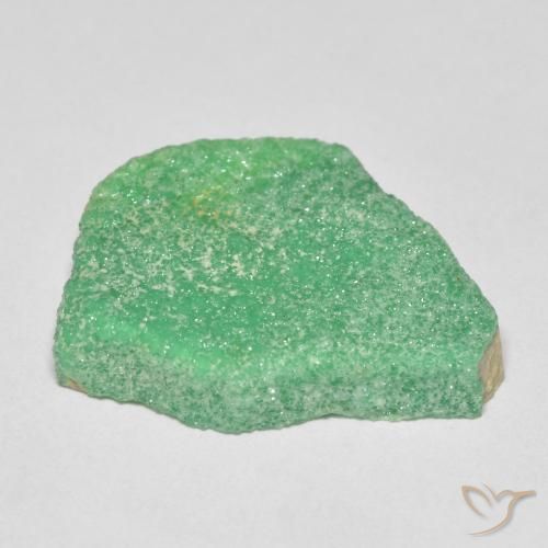 Druzy Variscite Verde giallastro naturale da 11.46 ct, Taglio a fantasia, Opaco