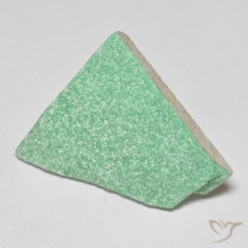 Druzy Variscite Verde chiaro naturale da 10.90 ct, Taglio a fantasia, Opaco