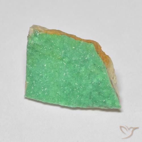 Druzy Variscite Verde medio naturale da 5.72 ct, Taglio a fantasia, Opaco