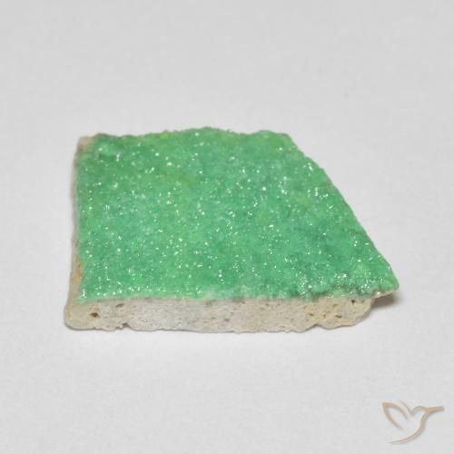 Druzy Variscite Verde medio naturale da 5.72 ct, Taglio a fantasia, Opaco