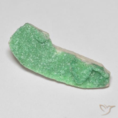 6.22ct Naturale Verde giallastro Druzy Variscite, Taglio a fantasia, Opaco