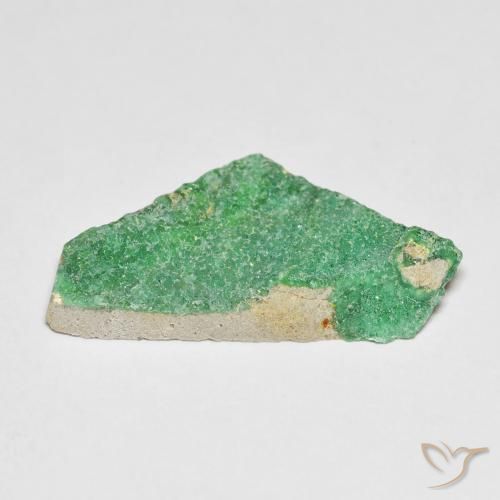 Druzy Variscite Menta verde naturale da 8.04 ct, Taglio a fantasia, Opaco