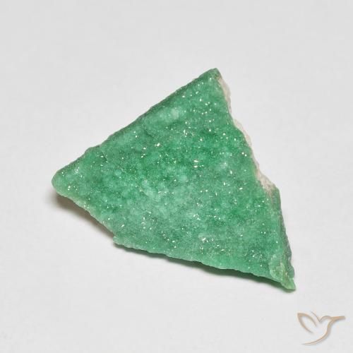 Druzy Variscite Verde Basilico Chiaro naturale da 3.67 ct, Forma fantasia, Opaco