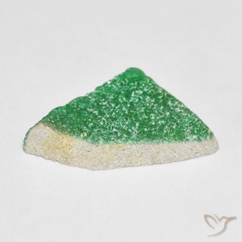 Druzy Variscite Verde chiaro medio naturale da 5.69 ct, Taglio a fantasia, Opaco