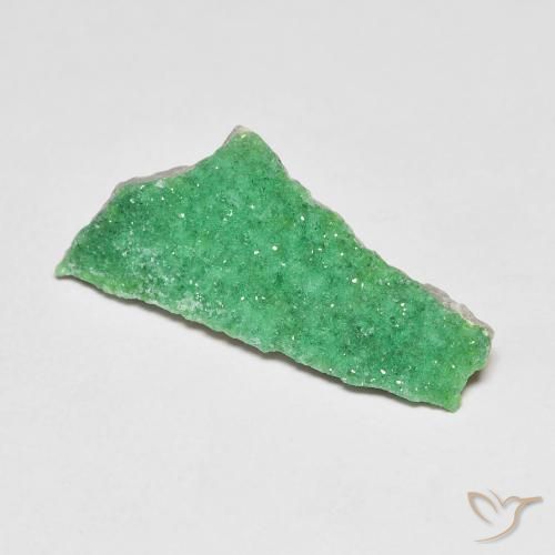 5.40ct Naturale Verde giallastro Druzy Variscite, Taglio a fantasia, Opaco