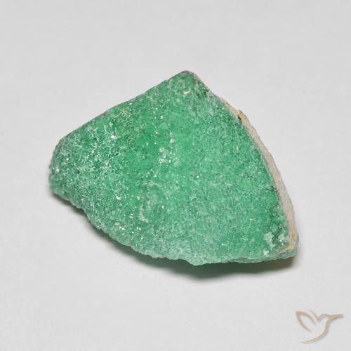Druzy Variscite Menta verde naturale da 6.88 ct, Taglio a fantasia, Opaco