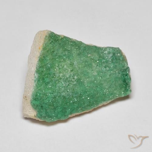 Druzy Variscite Verde medio naturale da 6.88 ct, Taglio a fantasia, Opaco