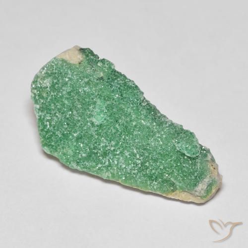 Druzy Variscite Verde giallastro naturale da 6.96 ct, Taglio a fantasia, Opaco